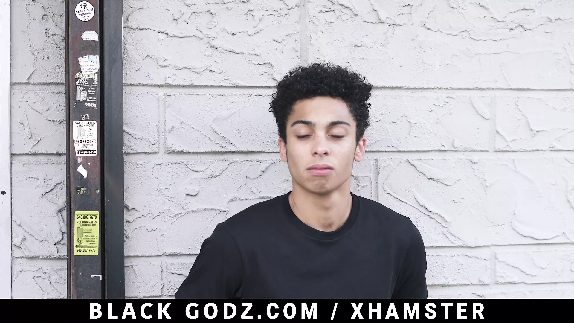 blackgodz - black god pounds a newcomers tight asshole poster