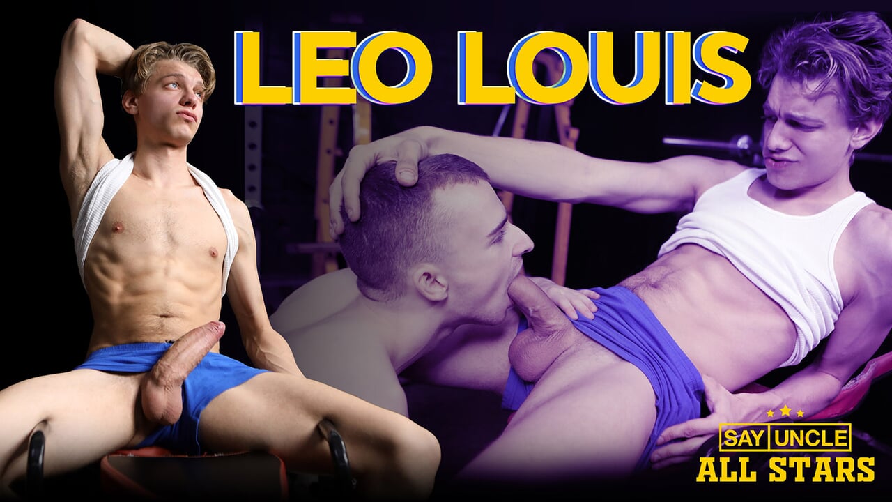 supremely sexy leo louis is june's sayuncle star of the month: pornstar interview & hardcore fuck poster