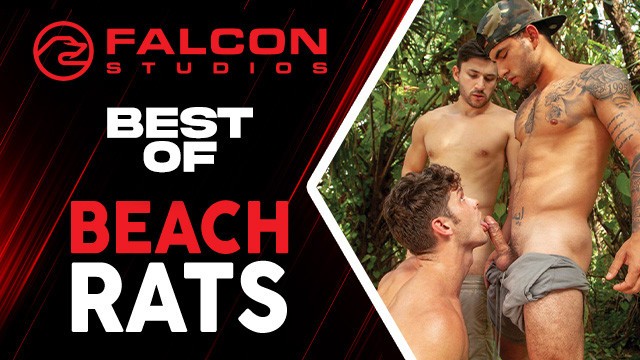 falconstudios - finest of beach rats - jaw-ripping off teddies fucking rock rock hard outdoors poster