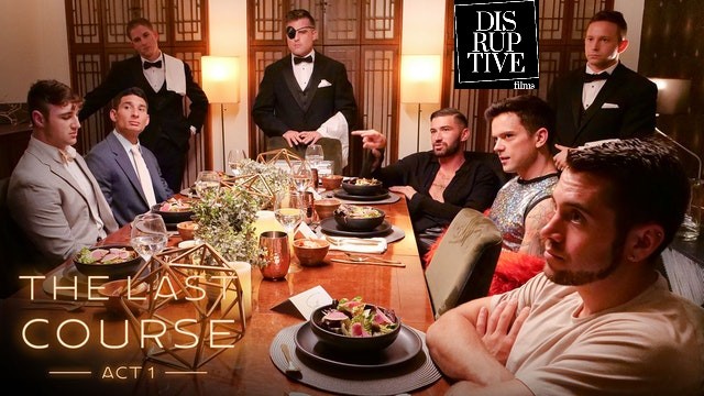 the last course action i total sequence - strangers meet at mysterious dinner party - homosexual video of the year poster