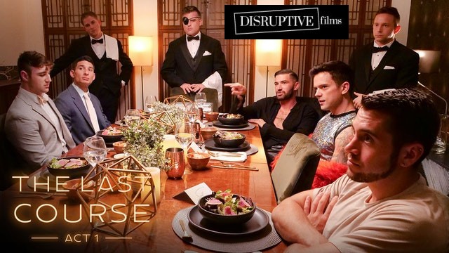 strangers hook up at mystery dinner party: the last course act i - hot poster