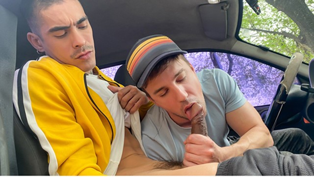 straight dude isra hell agrees to bang latino driver jonas matt and take his cock after - stepuncle poster