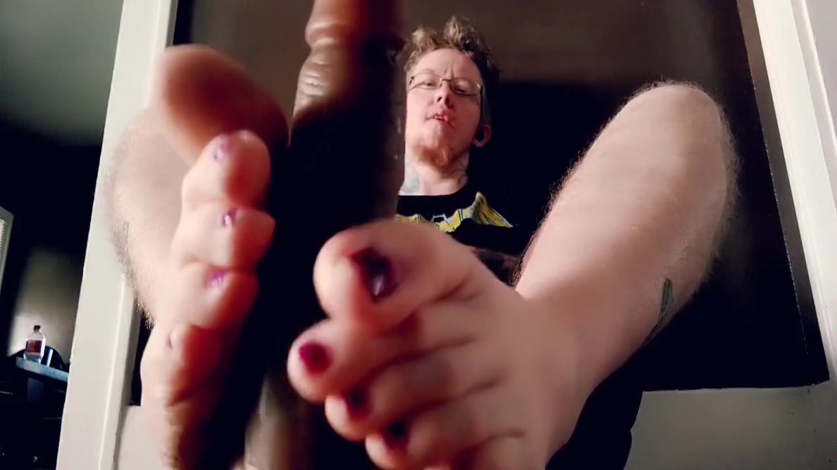 slutty trans boy foot worship dirty feet bbc footjob handjob poster