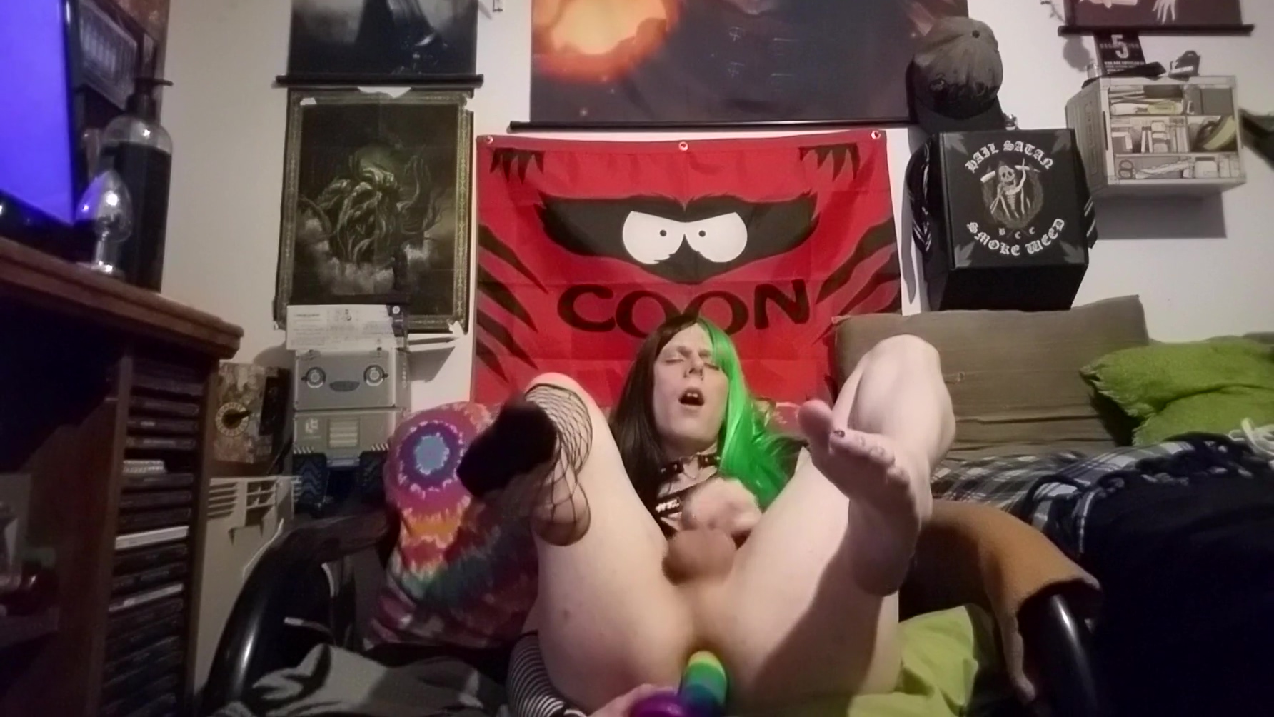 trans girl solo masturbation ft. animalauren poster