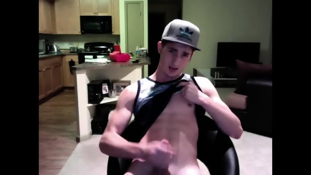 sexy college twink jacking off- watch part2 on poster