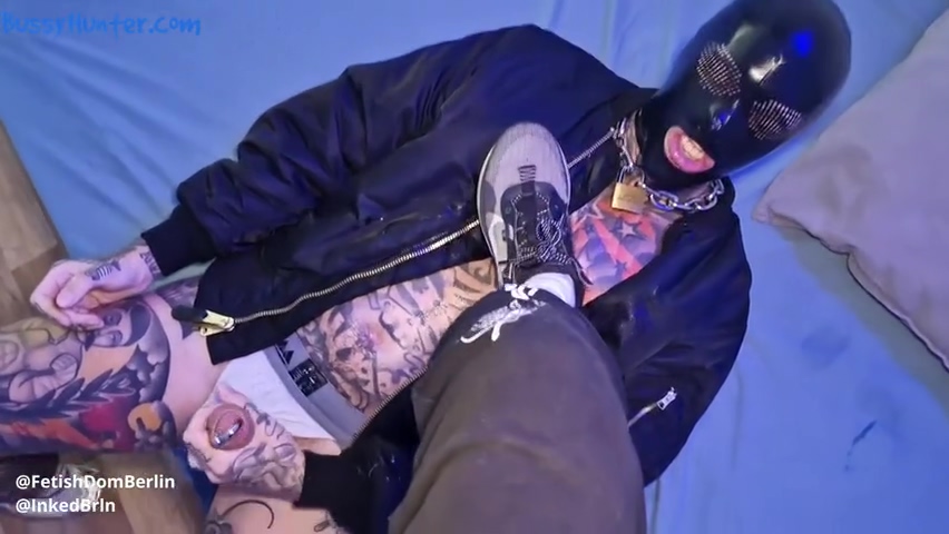 dirty pleasure sneax domination - inkedbrln licks lucio davolis sneakers - bussyh poster