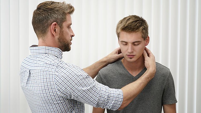 defined physician johnny ford takes youthful patient's phat weenie during treatment session - treatment spear poster