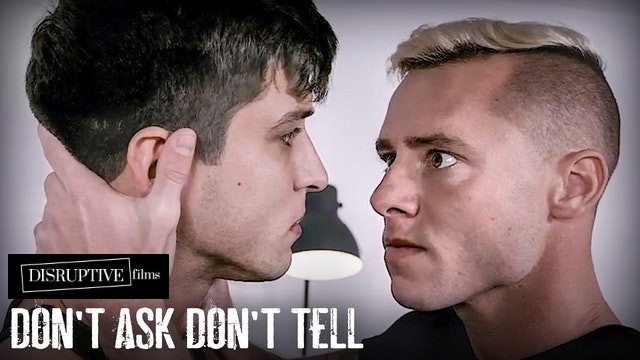 disruptivefilms - army jock gives bunkmate his first-ever-ever-ever queer practice poster