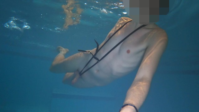 nude swim and jizz with metal cockring and ass-plug poster