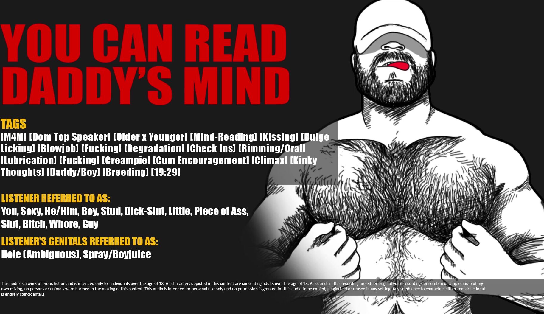 [audio] you can read father's mind poster